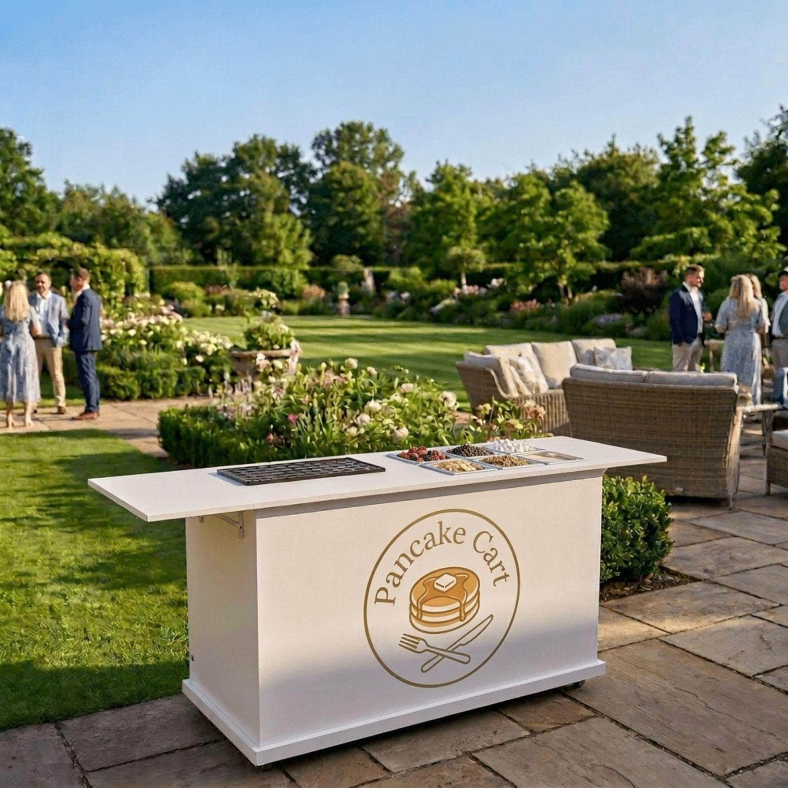 DIY Pancake Cart Plans PDF | Mobile Food Stand with Umbrella Mount | Crepe & Dessert Bar Blueprint | Event Catering Woodworking - view 6