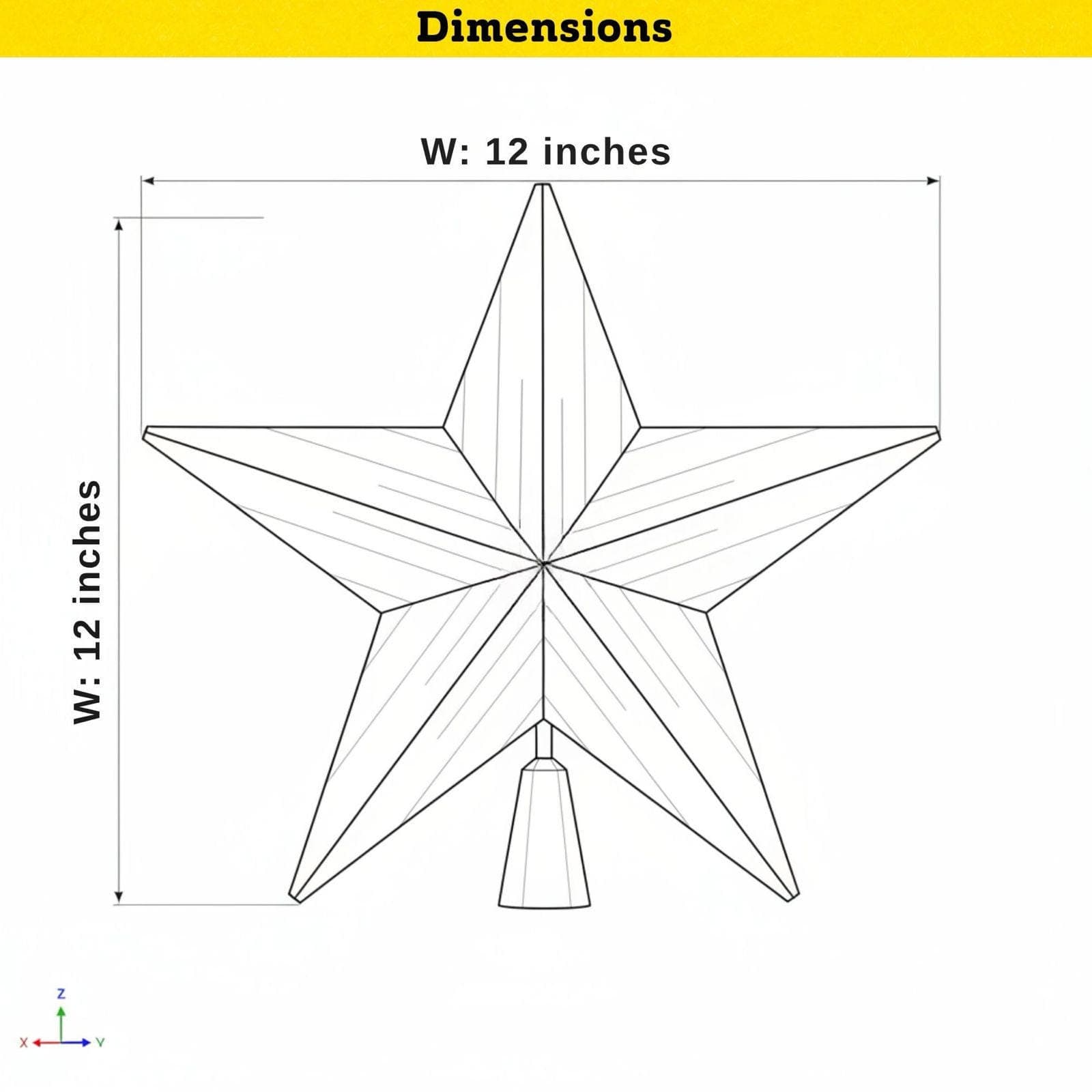 DIY Rustic Wood Christmas Tree Topper Star Plans (Digital Download) - view 6
