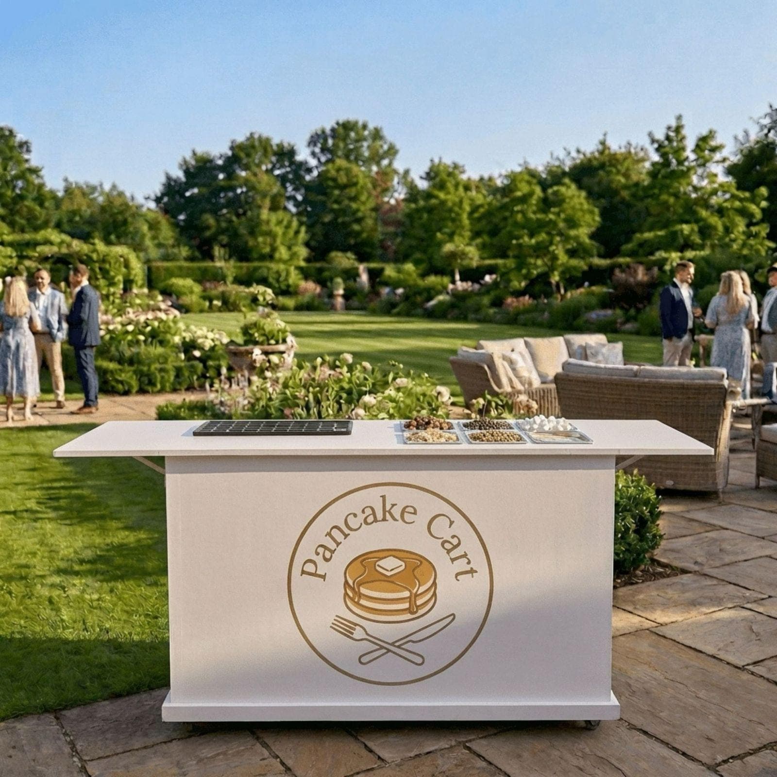 DIY Pancake Cart Plans PDF | Mobile Food Stand with Umbrella Mount | Crepe & Dessert Bar Blueprint | Event Catering Woodworking - view 5