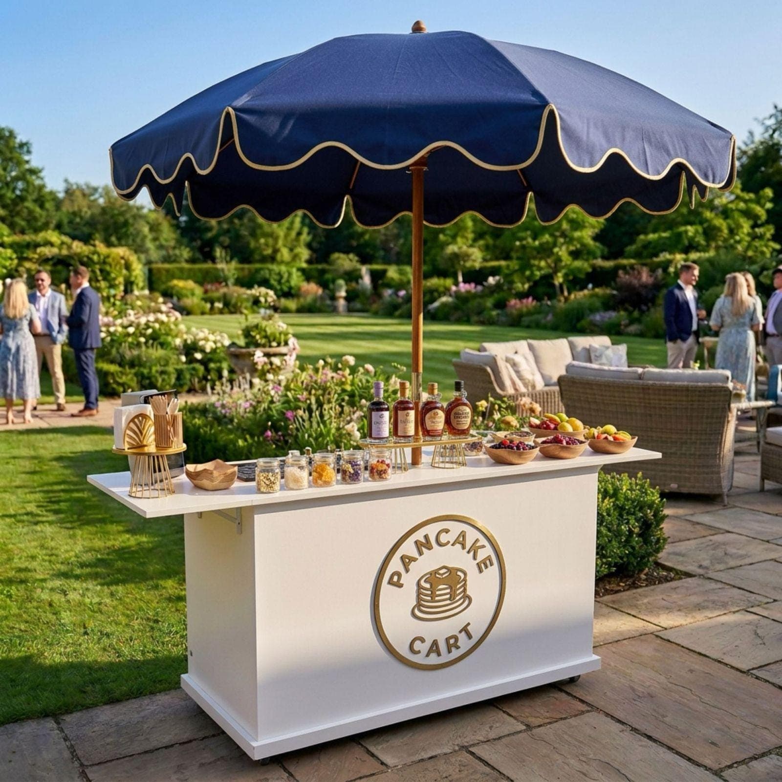 DIY Pancake Cart Plans PDF | Mobile Food Stand with Umbrella Mount | Crepe & Dessert Bar Blueprint | Event Catering Woodworking