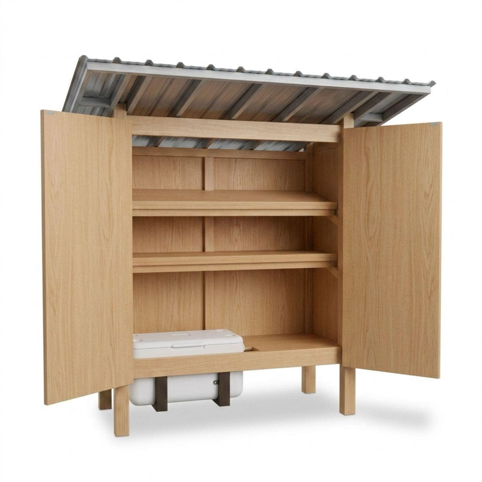 DIY Roadside Farm Stand Plans PDF | Enclosed Produce Rack & Vegetable Stand | Egg Stand with Cooler Space - view 6