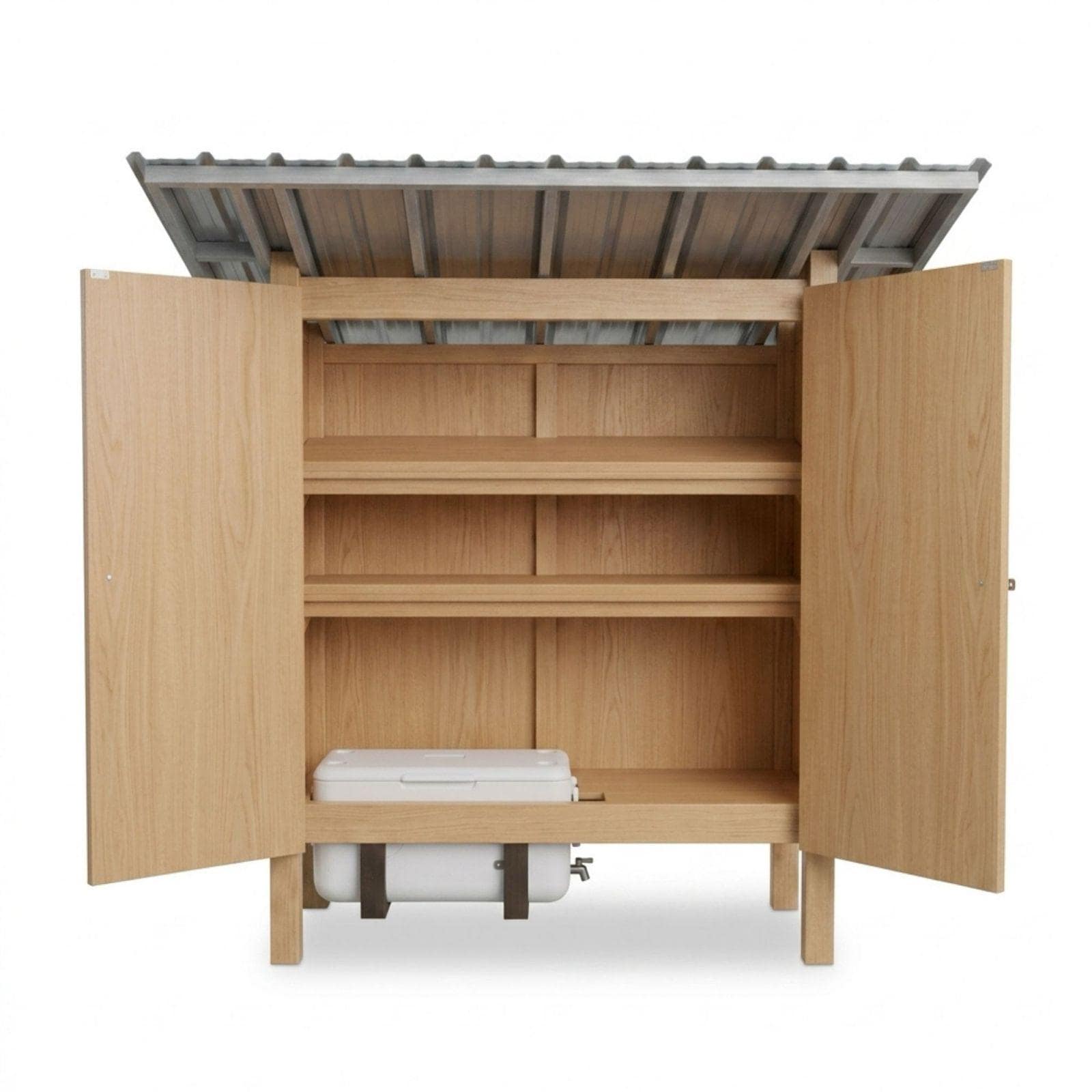 DIY Roadside Farm Stand Plans PDF | Enclosed Produce Rack & Vegetable Stand | Egg Stand with Cooler Space - view 5