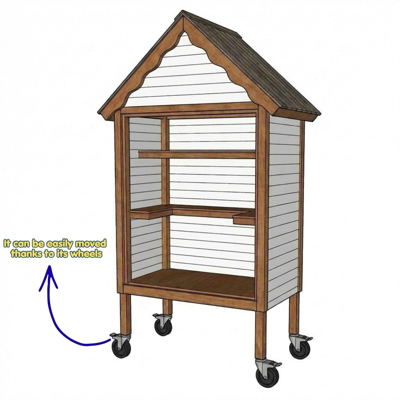 DIY Farmstand Plans Guide Tutorial PDF | Driveway Roadside Veggie Flower Honey Soap Eggs Bakery Market Stand Cart - Instant Download - view 5